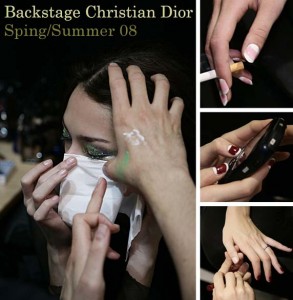 backstage christian Dior
