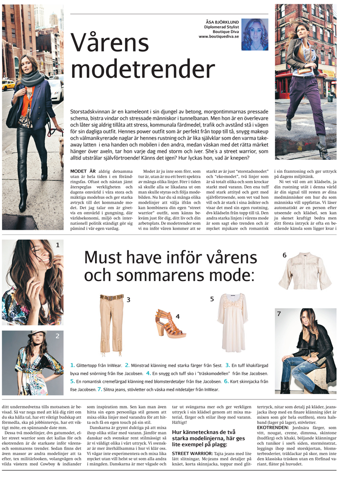Vårens modetrender 2010