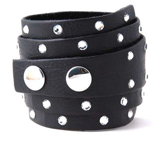 LeatherCuffBling1